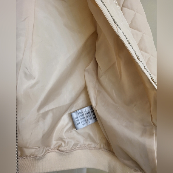 Levi's women's diagonal quilted bomber jacket size small - Picture 10 of 16